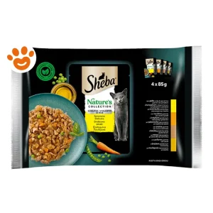 Sheba Cat Selezione Gustosa In Salsa Pollo & Manzo, Pollo, Agnello, Anatra & Tacchino