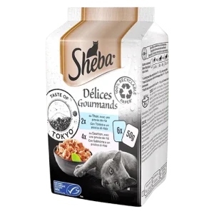 Sheba® Delices Gourmands Taste Of Tokyo 6X50G