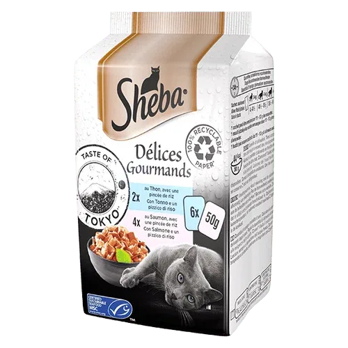 Sheba® Delices Gourmands Taste Of Tokyo 6X50G