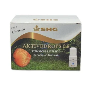 SHG Aktivedrops 0.8 – Flaconcini Batterici Monodose per Acquari d’Acqua Dolce