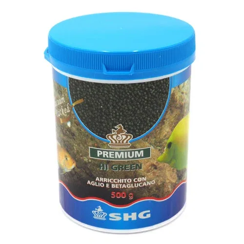 SHG Hi Green 500 g – Mangime Vegetale di Alta Qualità per Pesci Tropicali