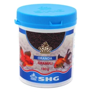 SHG Oranda in Granuli 180 g – Mangime Affondante per Pesci Rossi e Oranda
