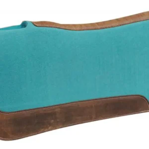 Showman® 31" x 32" Felt Western Saddle Pad, Teal