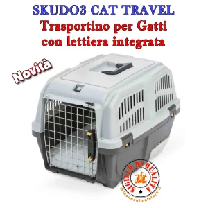 Skudo3 Travel Trasportino con lettiera