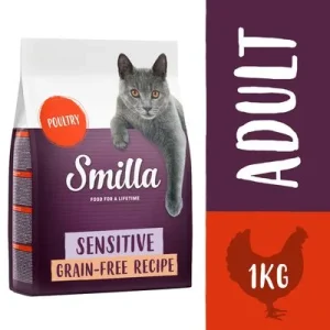 Smilla Adult Sensitive Senza Cereali Pollame Crocchette per gatti