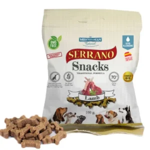 Snack Per Cani – Mediterranean Serrano Agnello Gr.100