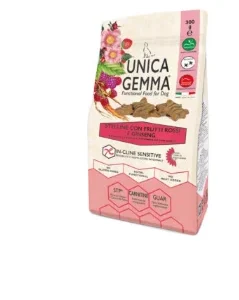Snack Per Cani – Unica Gemma Stelline Con Frutti Rossi E Ginseng 300gr