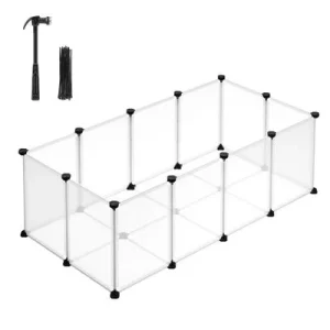 Songmics Recinto in plastica, bianco