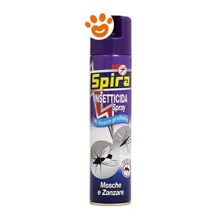 Spira Insetticida Spray Mosche e Zanzare Fresco Profumo
