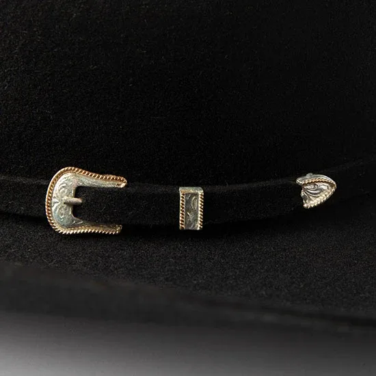 Stetson Black Oakridge Felt Hat - Image 2