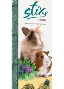 STIX HERBS CONIGLIETTI Mangime complementare per conigli nani, cavie e cincillà 100G