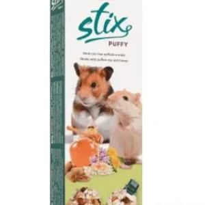 STIX PUFFY CRICETI Mangime complementare per criceti e altri piccoli roditori 100g