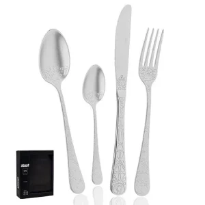 Tattoo Servizio Posate In Acciaio Inox - Set 24 Pz