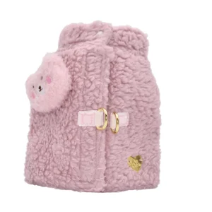 Teddy Bear Cotton Harness Pink