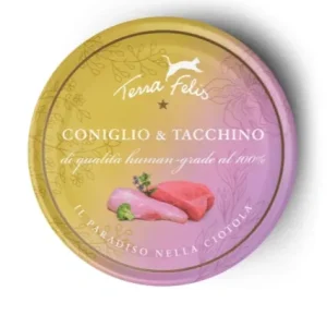 Terra Felis Gatto al Coniglio e Tacchino 80gr