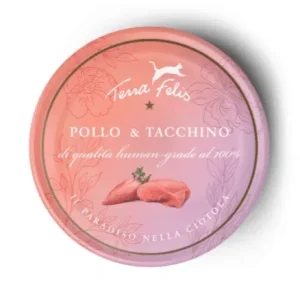 Terra Felis Gatto al Pollo e Tacchino 80gr