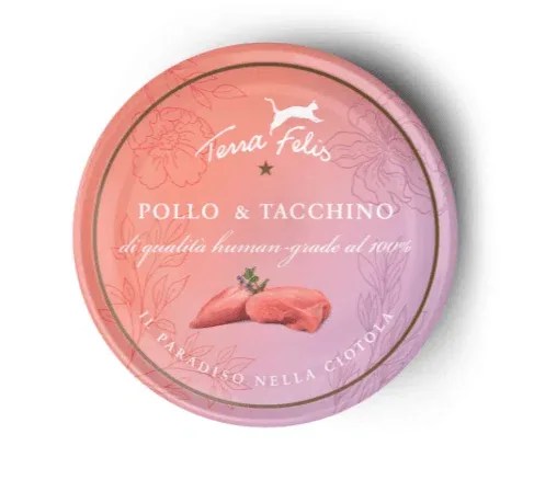 Terra Felis Gatto al Pollo e Tacchino 80gr