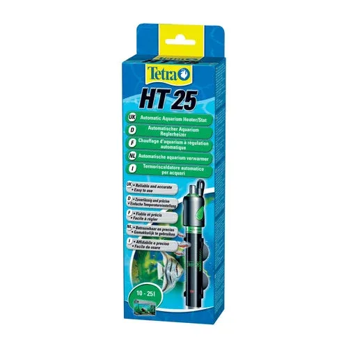 Tetra HT Termoriscaldatore regolabile compatto e ultra resistente per acquari da 10 a 450 Litri
