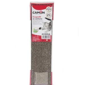 Tiragraffi in cartone con Catnip 47 x 12 cm