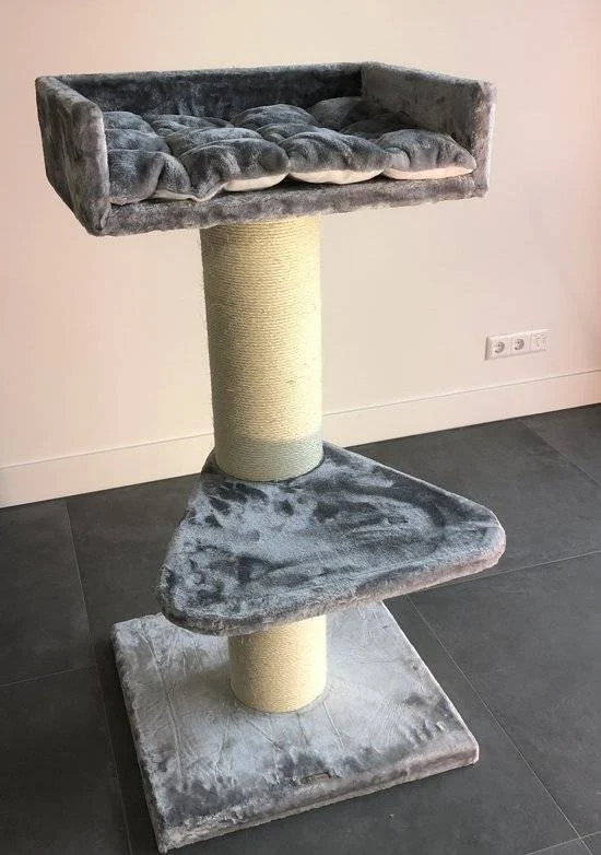 Tiragraffi Maine Coon Lounge (Grigio Chiaro)