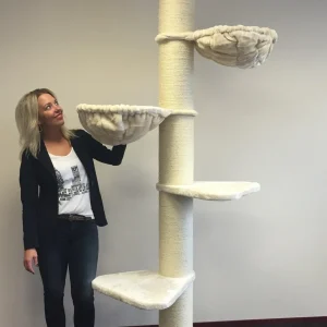 Tiragraffi Maine Coon Tower (Crema / Bianco)