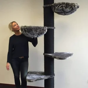 Tiragraffi Maine Coon Tower (Nero)