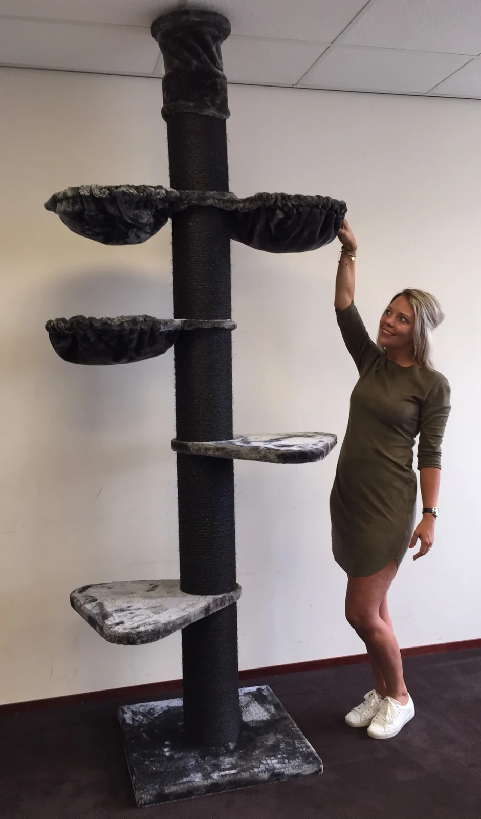 Tiragraffi Maine Coon Tower PLUS Blackline (Antracite)