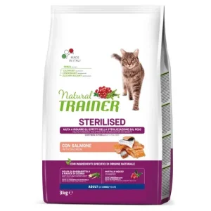 TRAINER Gatto Sterilised Salmone 3Kg