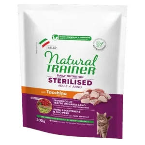TRAINER Gatto Sterilised Tacchino 300Gr