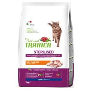 TRAINER Gatto Sterilised Tacchino 3Kg