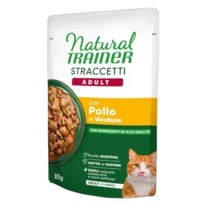 TRAINER Gatto Straccetti con Pollo e Verdure 85gr