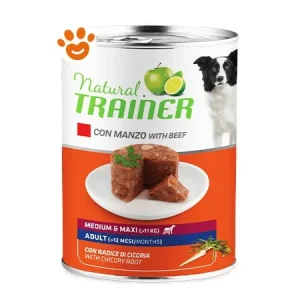 Trainer Natural Dog Adult Medium & Maxi Manzo