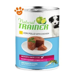 Trainer Natural Dog Puppy Medium & Maxi Pollo