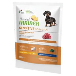 TRAINER Small&amp;Toy Sensitive Adult Agnello 800gr