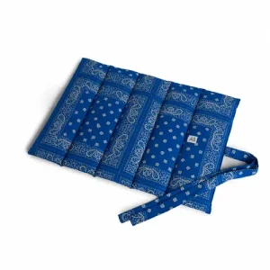 Trapuntina Arrotolabile Cotone Premium Bandana Bluette