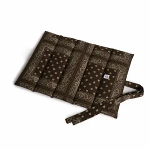 Trapuntina Arrotolabile Cotone Premium Bandana Marrone