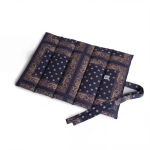 Trapuntina Arrotolabile Cotone Premium Bandana Navy