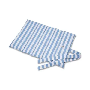 Trapuntina Arrotolabile Cotone Premium Righe Larghe Azzurro