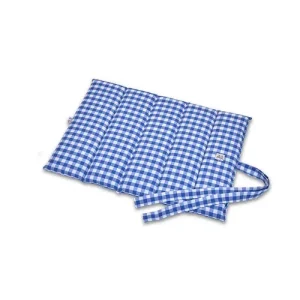 Trapuntina Arrotolabile Cotone Quadretto Bluette