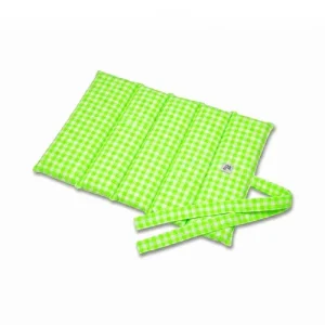 Trapuntina Arrotolabile Cotone Quadretto Verde Fluo