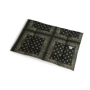 Trapuntina Quadro Cotone Premium Bandana Grigio Scuro
