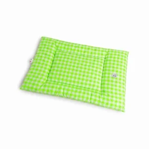 Trapuntina Quadro Cotone Quadretto Verde Fluo
