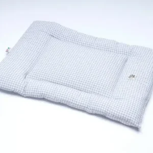 Trapuntina Quadro Cotone Vichy Grigio Chiaro