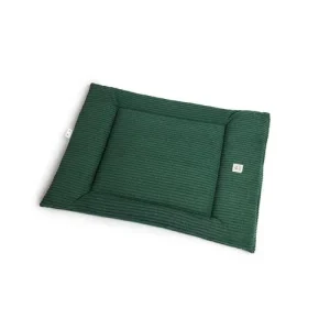 Trapuntina Quadro Velluto a Coste Verde