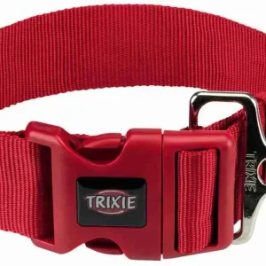 TRIXIE COLLARE M-L FASCIA LARGA 55-80CM/50MM ROSSO