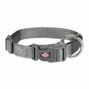 TRIXIE COLLARE S-M 30-45CM/15MM GRIGIO