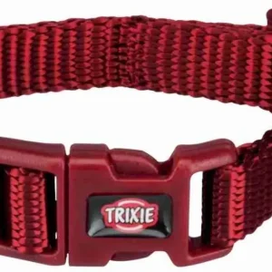 TRIXIE COLLARE XXS-XS 15-25CM/10MM BORDO’.