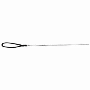 TRIXIE GUNZ CATENA C/MANIGLIA NERO 1 MT./4 MM.