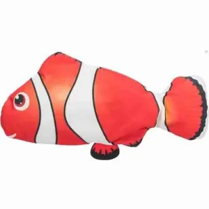 TRIXIE PESCE ROSSO NEMO GUIZZANTE PELUCHE/PLASTICA CM 26