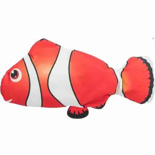 TRIXIE PESCE ROSSO NEMO GUIZZANTE PELUCHE/PLASTICA CM 26